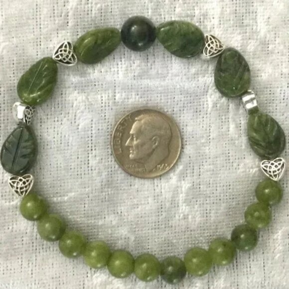 New 3pc Natural Stone Stretch Bracelet Set - Mixed Gemstone Beads Boho Stackable - Picture 8 of 10